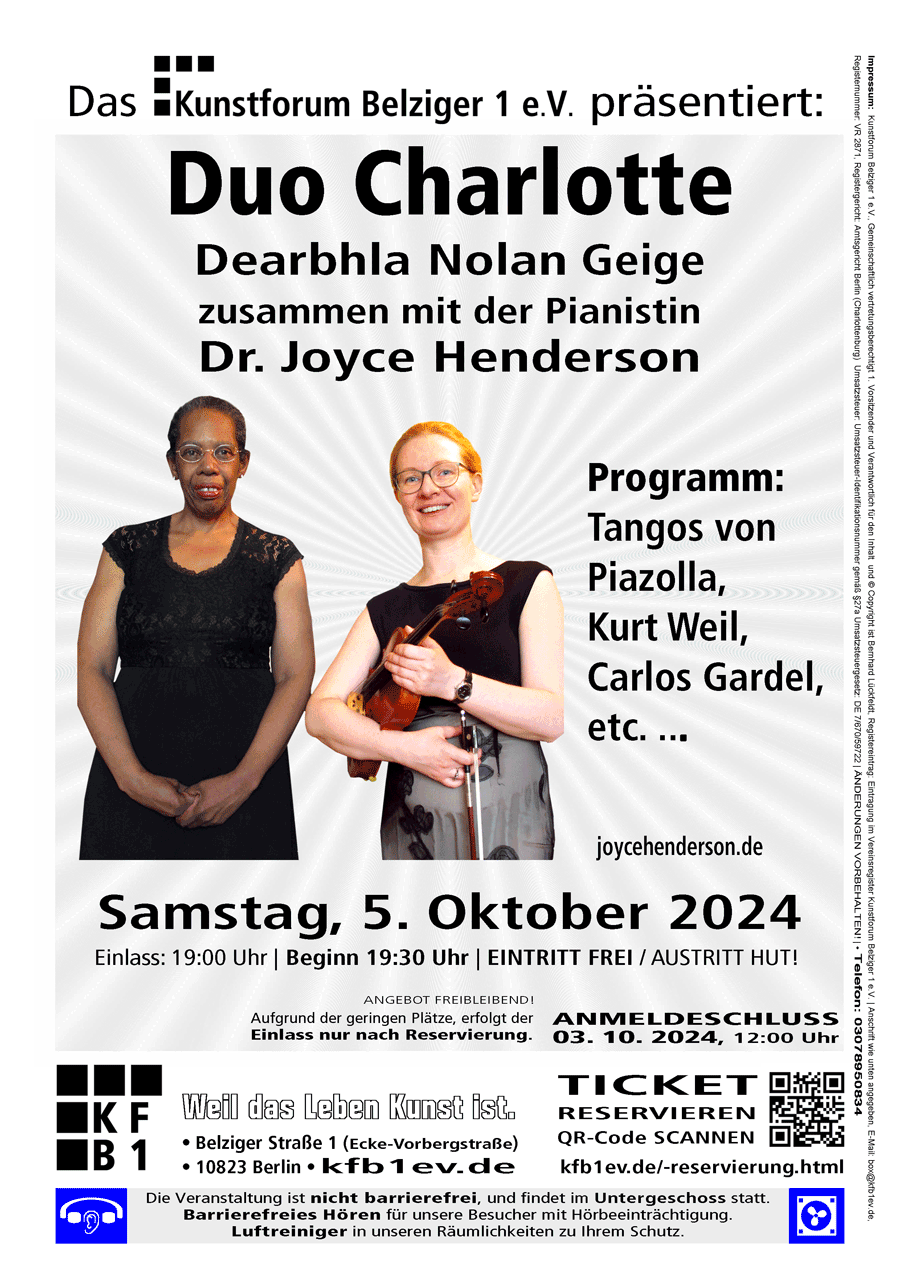 Duo Charlotte-5-Oktober-2024_im Kunstforum_Belziger 1
